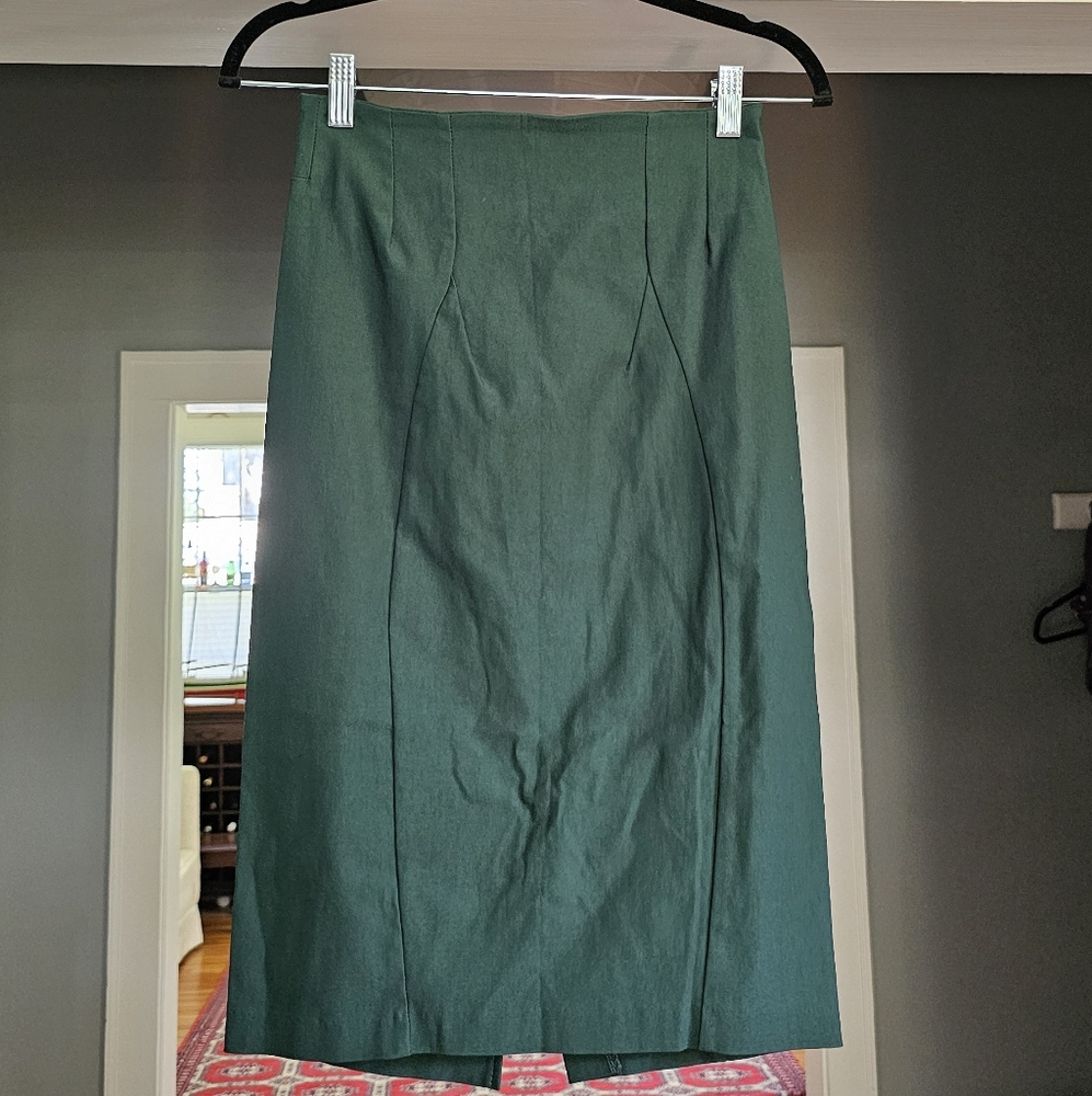 Green Pencil Skirt